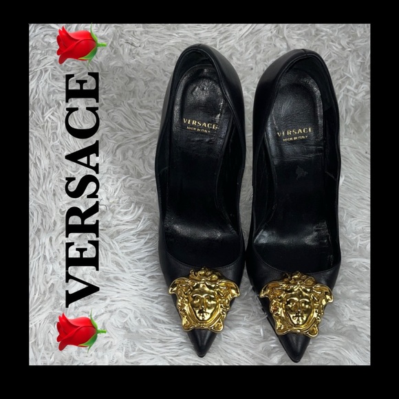🌹VERSACE MEDUSA HEELS - Picture 2 of 13